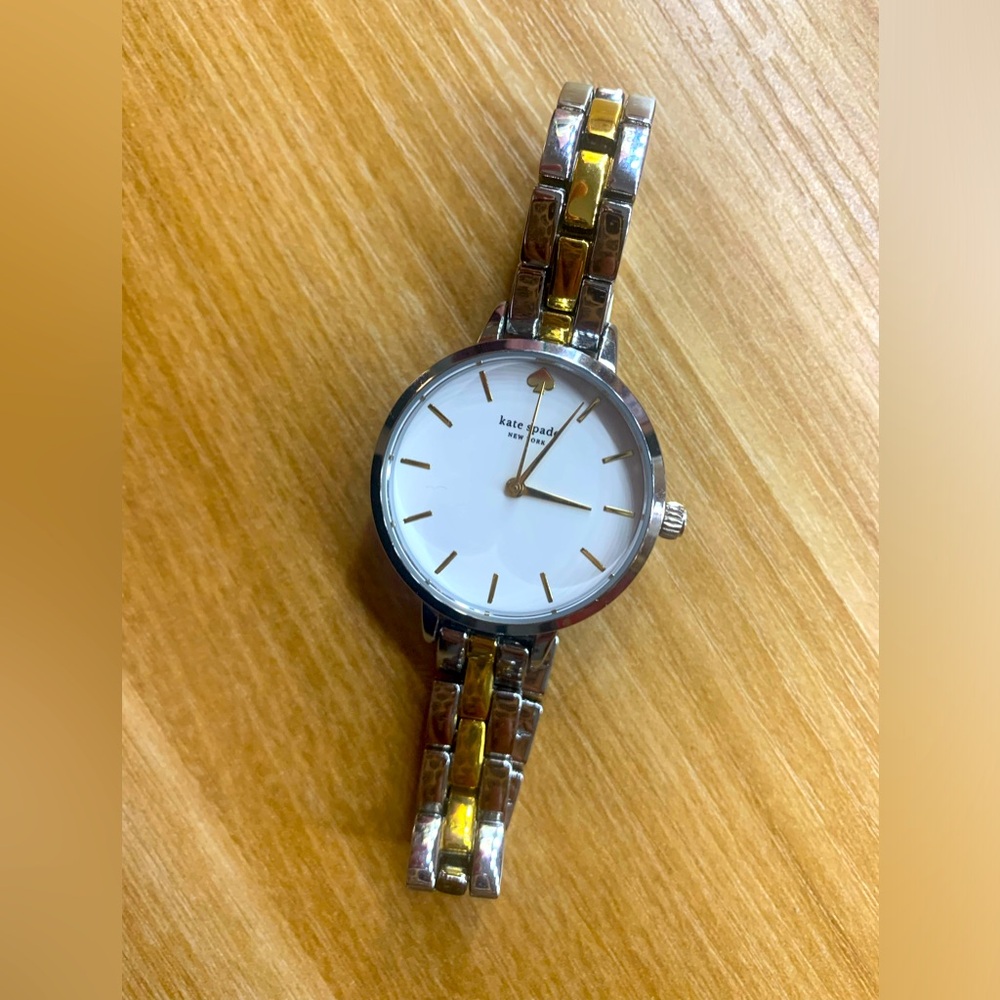 Kate Spade gold and silver watch